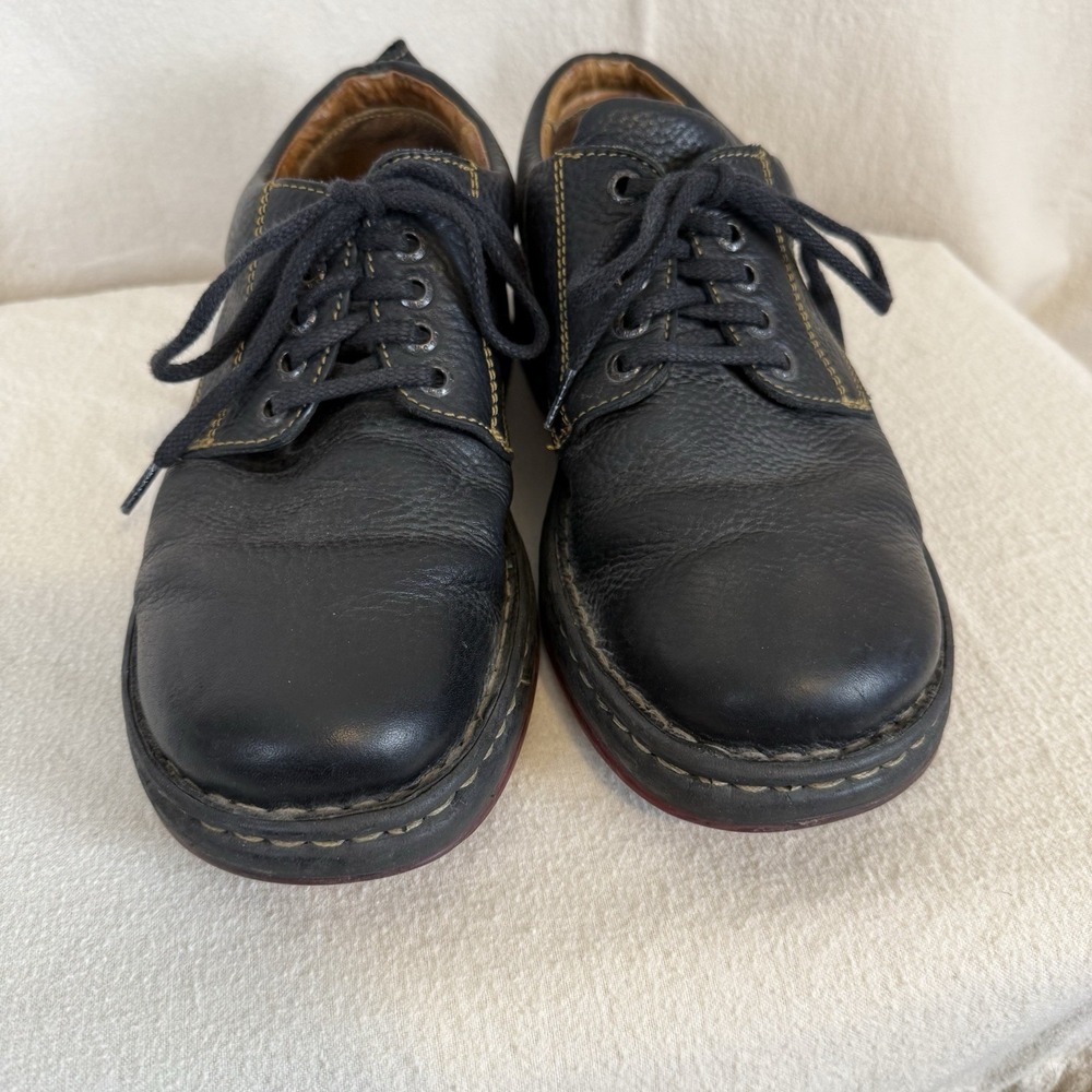 Born M3068 Men's Black Leather Lace Up Shoes US 9 / EU 42.5 Comfort‎